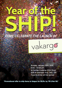 Launch Party flyer_vakargo